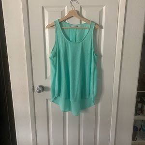 Teal blouse